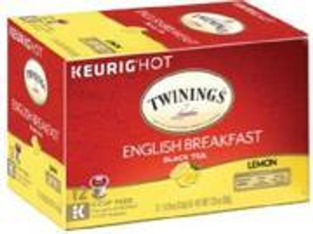 Twinings Tea - K-cup Tea Eng Breakfast Lemn - Case of 6 - 12 CUP