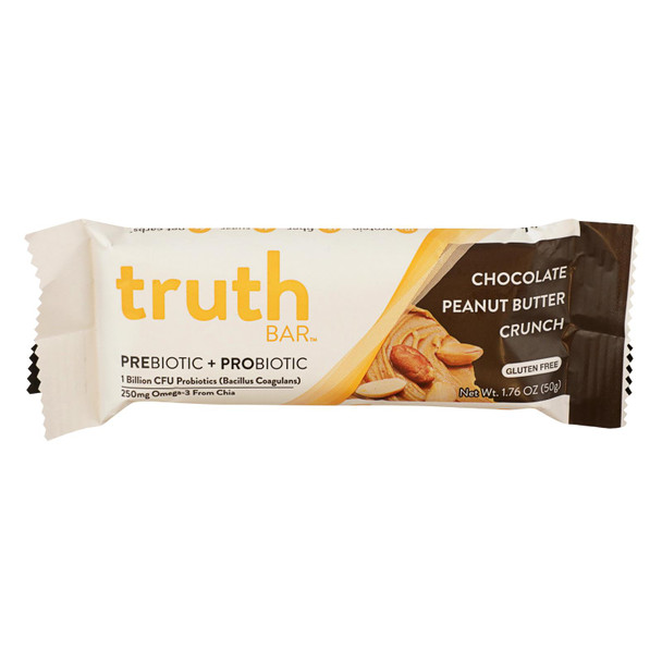 Truth Bar - Bar Chocolate Peanut Btter Crunch - Case of 12 - 1.76 OZ