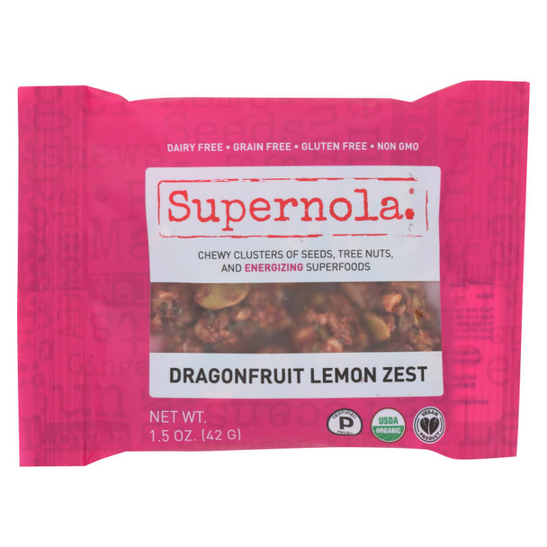 Supernola - Dragonfruit Lemon Zest - Case of 12 - 1.5 OZ