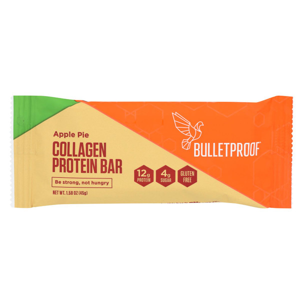 Bulletproof - Bar Apple Pie Collagen - Case of 12 - 1.58 OZ