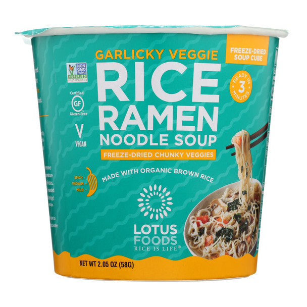 Lotus Foods - Ramen Gar Veg Brown Rc - Case of 6 - 2.05 OZ