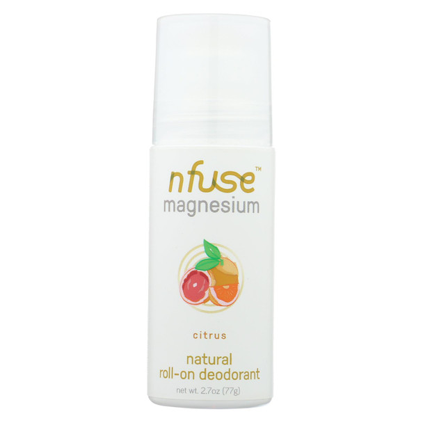 Nfuse - Deodorant Citrus Natural Magnesium - Case of 6 - 2.7 OZ