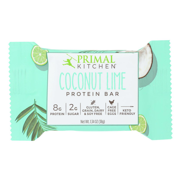 Primal Kitchen Coconut Lime Protein Bar Coconut Lime - Case of 12 - 1.34 OZ