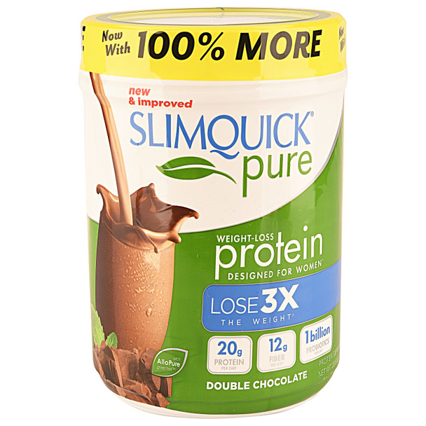 Slimquick - Pure Prot Powder Women Chocolate - Case of 1 - 21.16 OZ