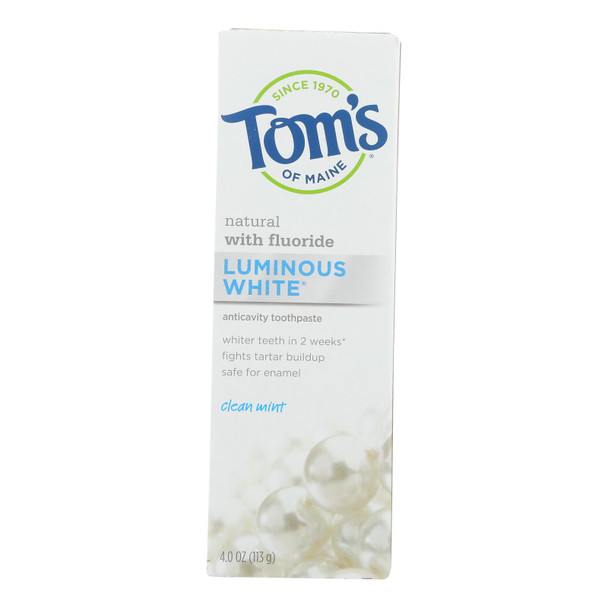 Tom's Of Maine - Thspst Luminous Cln Mint - Case of 6 - 4 OZ