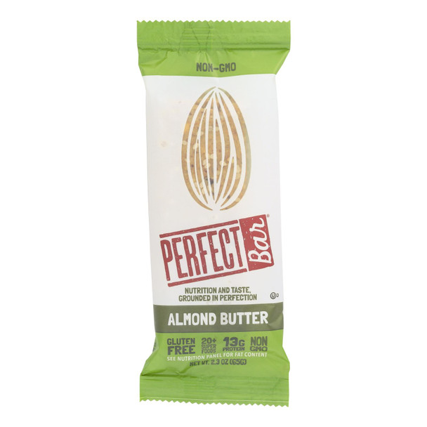 Perfect Bar Almond Butter Bar  - Case of 8 - 2.3 OZ