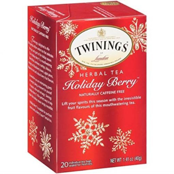 Twinings Tea - Tea Holiday Berry - Case of 6 - 20 CT