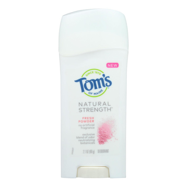 Tom's Of Maine - Deodorant Stk Ntrl Frsh Pwr - Case of 6 - 2.1 OZ