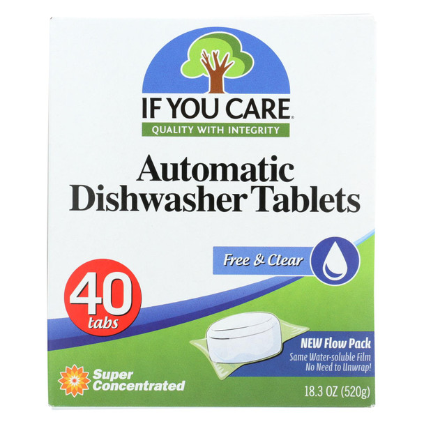 If You Care Dishwasher Tablets  - 1 Each - 40 CT