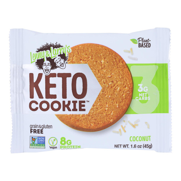 Lenny & Larry's - Keto Cookie Coconut - Case of 12 - 1.6 OZ