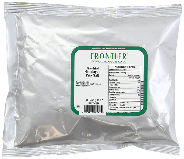 Frontier Herb - Salt Himalayan Pink Fine - 1 Each - 16.00 OZ