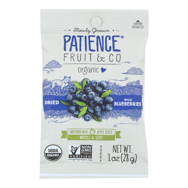 Patience Fruit & Co - Blubrry Drd Apple Juice - Case of 15 - 1 OZ