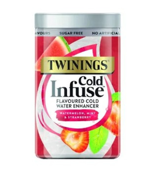 Twinings Tea - Tea Cold Infuse Watermelon Straw - Case of 6 - 12 Count