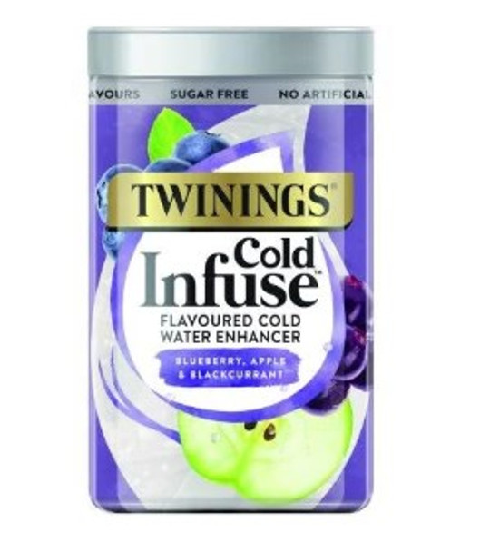Twinings Tea - Tea Cold Infuse Blueberry Apple - Case of 6 - 12 Count