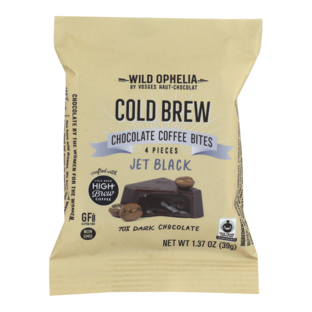 Wild Ophelia - Bites Chocolate Cffe Jet Black - Case of 12 - 1.37 OZ