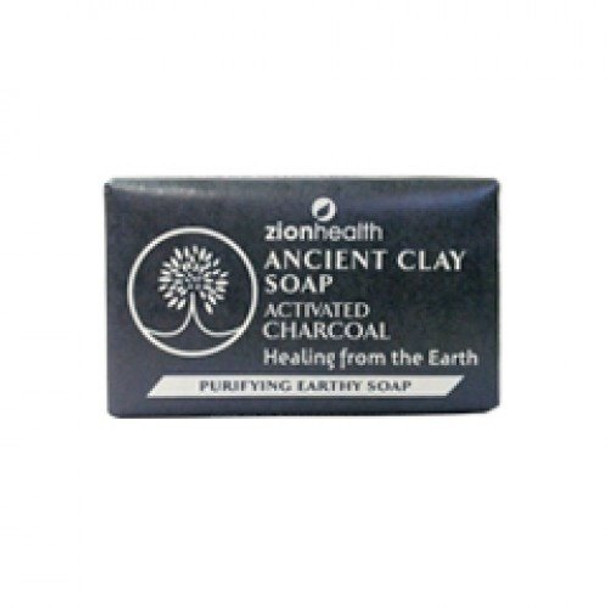 Zion Health - Anct Clay Soap Charcoal - 1 Each - 6 OZ