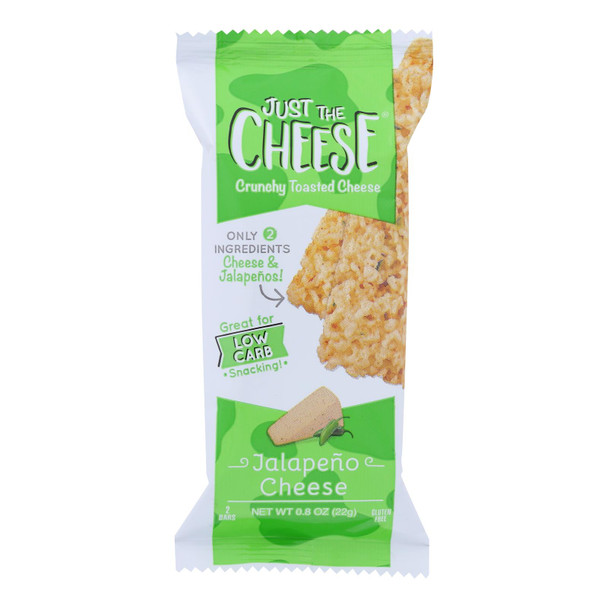 Just The Cheese - Bars Jalapeno - Case of 12 - .8 OZ