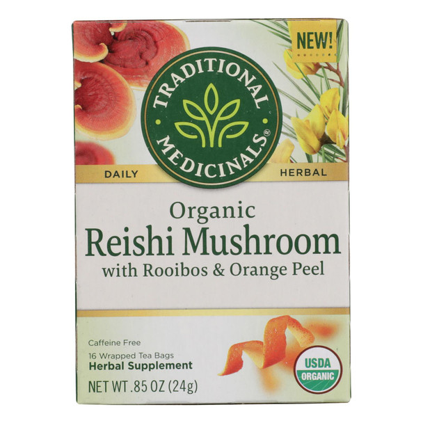 Traditional Medicinals - Tea Herbal Reishi - Case of 6 - 16 BAG