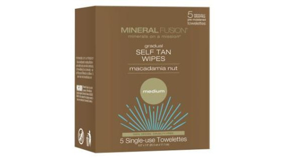 Mineral Fusion - Wipes Self Tan Gradual - 5 CT