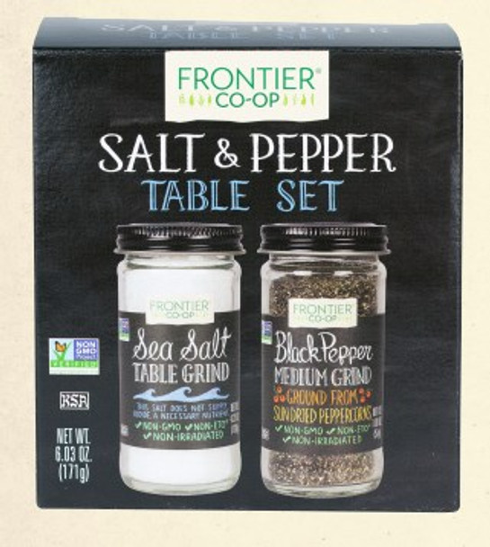 Frontier Herb - Salt & Pepper Tabel Set - 1 Each - 6.03 OZ