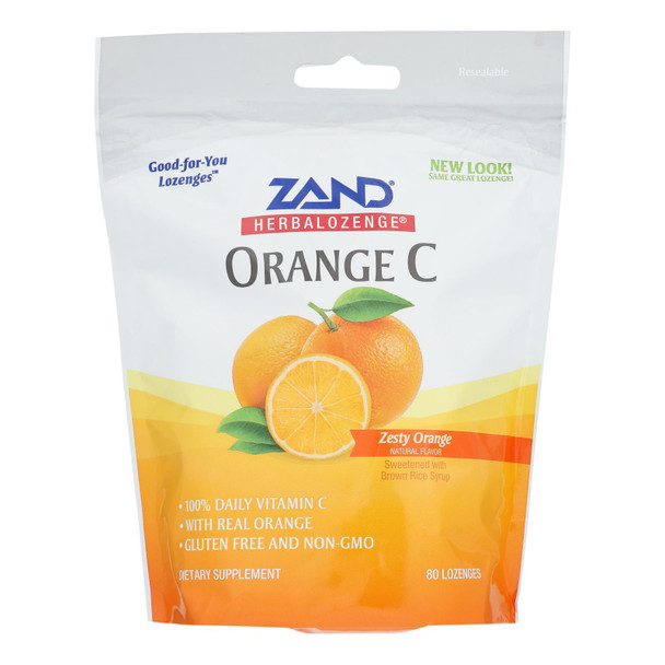 Zand - Lozenge Orange C - 1 Each - 80 CT