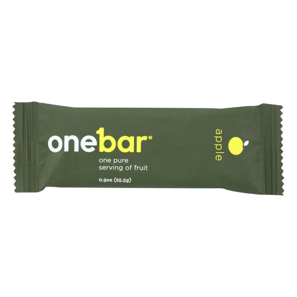 Onebar Apple Fruit Bar  - Case of 12 - .9 OZ