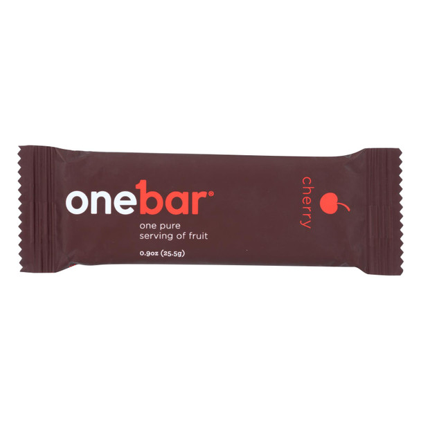 One Bar One Pure Serving Of Fruit In Cherry Flavor  - Case of 12 - .9 OZ