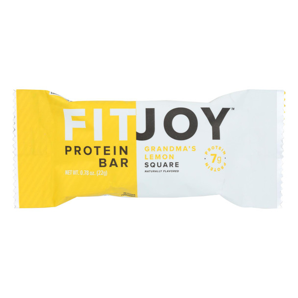 Fitjoy - Bar Mini Grandmas Lemon Sqr - Case of 16 - 0.77 OZ