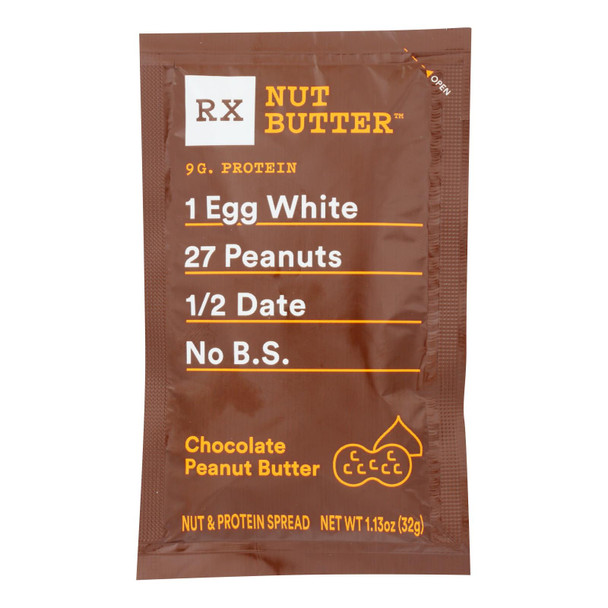 Rxbar - Nut Butter Chocolate Peanut Butter - Case of 10 - 1.13 OZ