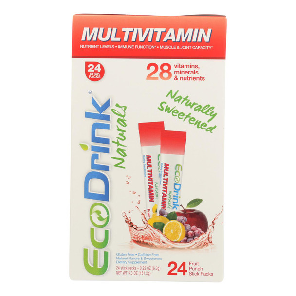 Eco Drink - Multi Mix Fruit Pnch Refl - 1 Each - 24 CT
