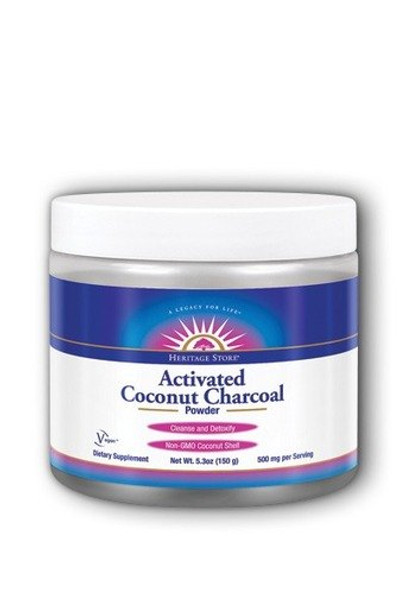 Heritage Store - Toothpowder Coconut Chrcl - 1 Each - 5.3 OZ