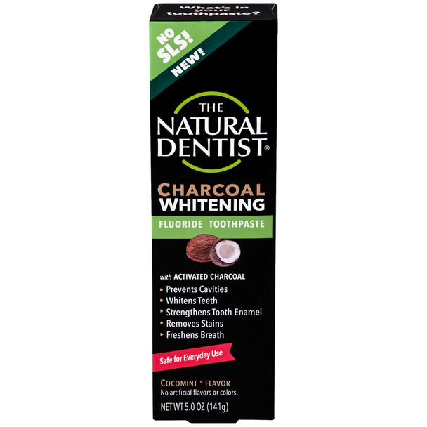 Natural Dentist - Tpaste Charcoal Whitening - 5 OZ