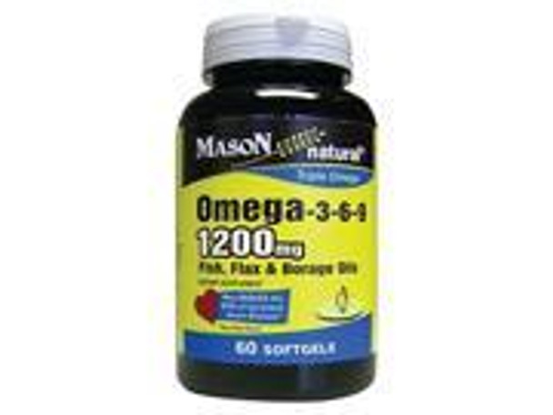 Mason Naturals - Omega 3-6-9 Fish Flx Brg - 1 Each - 60 SGEL