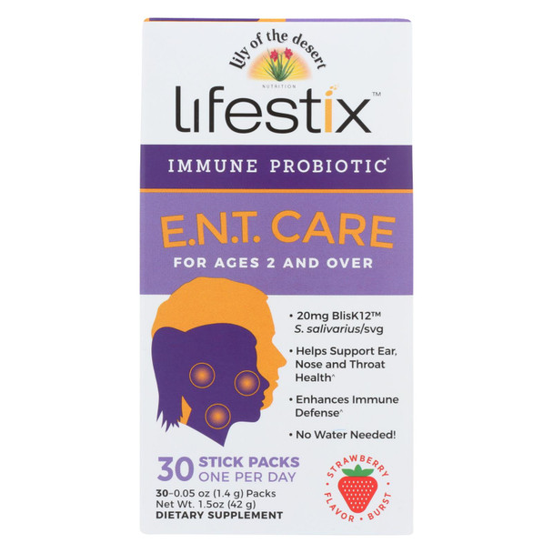 Lifestix - Drink Mix Probiotic Strawberry - 30 CT