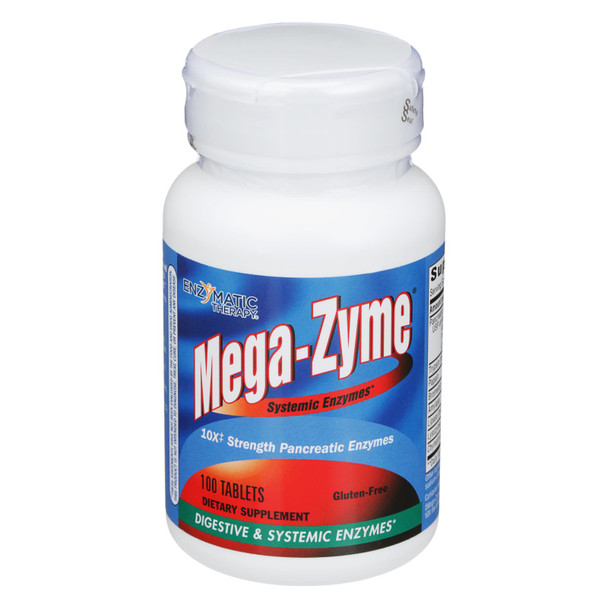 Enzymatic Therapy Mega-Zyme Digestive & Systemic Enzymes Dietary Supplement  - 1 Each - 100 TAB