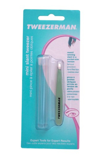 Tweezerman - Slant Tweezer Mini Green T - Case of 3 - CT