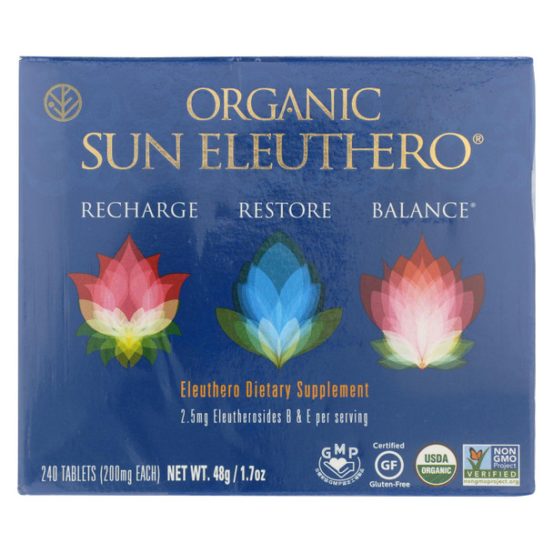 Organic Sun Eleuthero  - 1 Each - 240 TAB