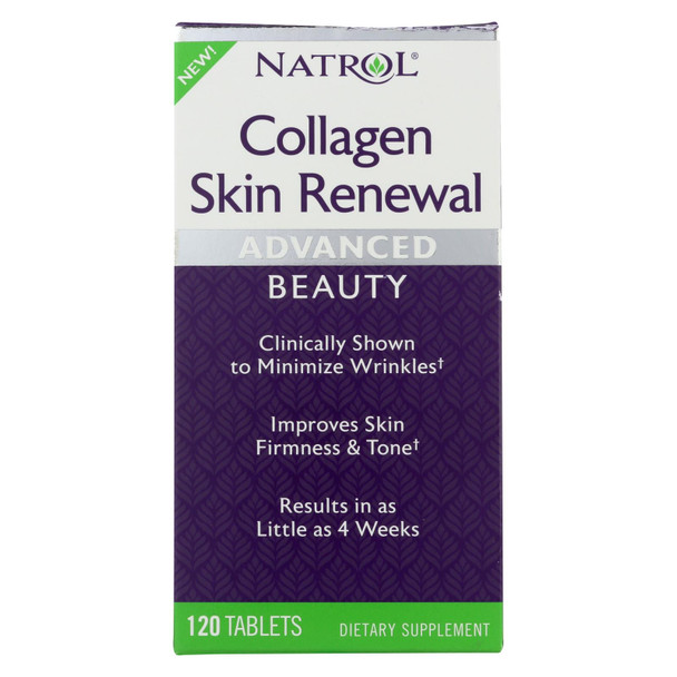 Natrol - Collagen Skin Renewal - 1 Each - 120 TAB