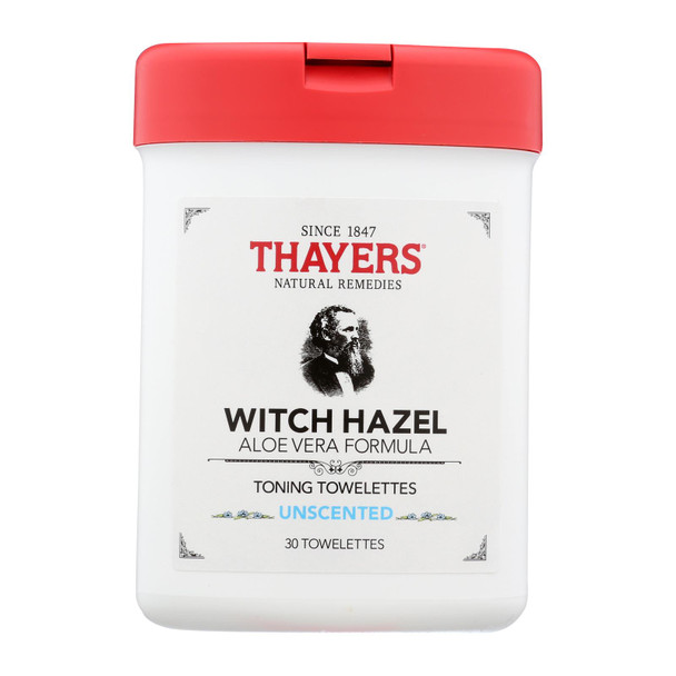 Thayers - Toner Twlttes Unscented - 1 Each - 30 CT