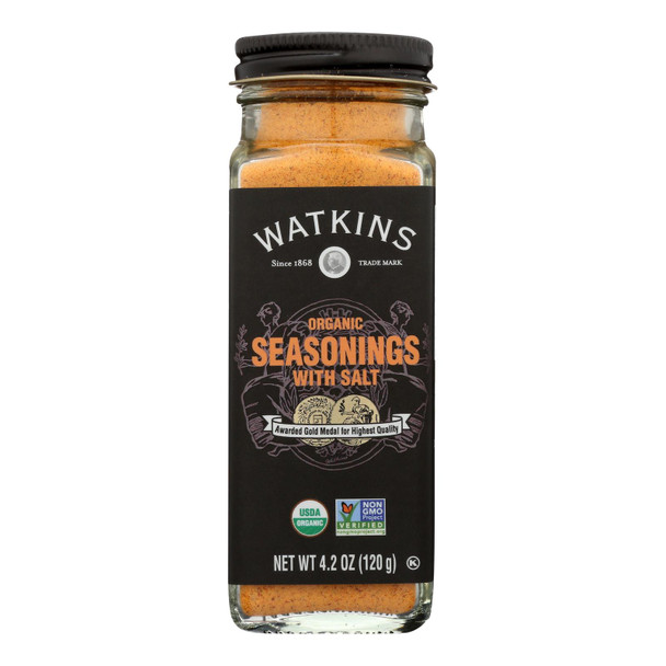 Watkins - Seasonings Salt - Case of 3 - 4.2 OZ