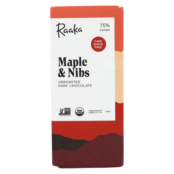 Raaka's Chocolate Bar  - Case of 12 - 1.8 OZ