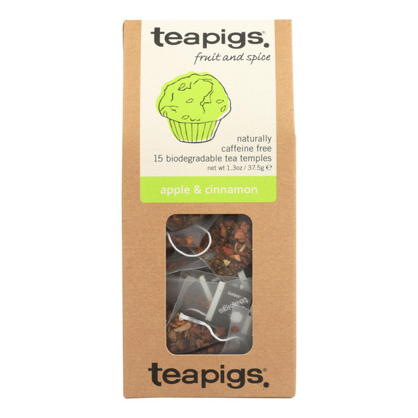 Tea Pigs Apple & Cinnamon  - Case of 6 - 15 CT