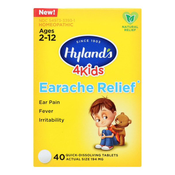 Hylands Homeopathic - 4kids Hmpthc Erch Rlf Tab - 1 Each - 40 CT