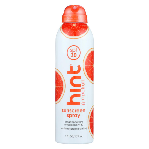 Hint Sunscreen - Sunscreen Grpfriut Spray - Case of 6 - 6 FZ