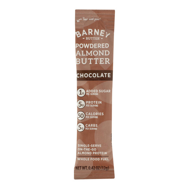 Barney Butter - Powdered Almnd Butter Chocolate - Case of 18 - 0.42 OZ