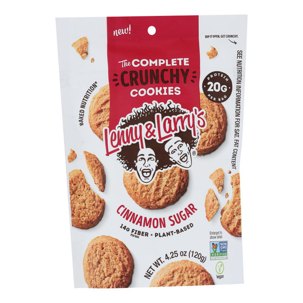 Lenny & Larry's - Complete Cky Cinnamon Sugar - Case of 6 - 4.25 OZ