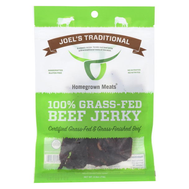 Homegrown Meats - Jerky Grsfd Joel's Trdtnl - Case of 24 - 2.5 OZ