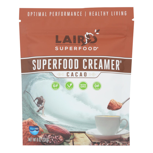 Laird Superfood Cacao Superfood Creamer - Case of 8 - 8 OZ