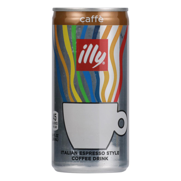 Illy Caffe Coffee - Coffee Drink Caffe - Case of 12 - 6.8 FZ