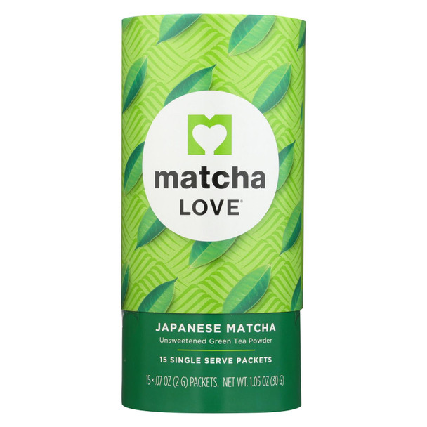 Matcha Love - Tea Unswt Matcha Powder Ss - Case of 6 - 15/.07OZ
